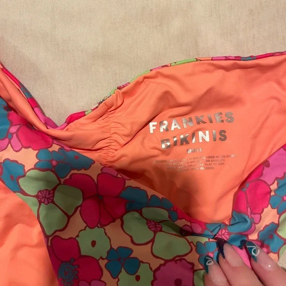Frankies Bikinis floral bikini bottoms - Picture 3 of 4